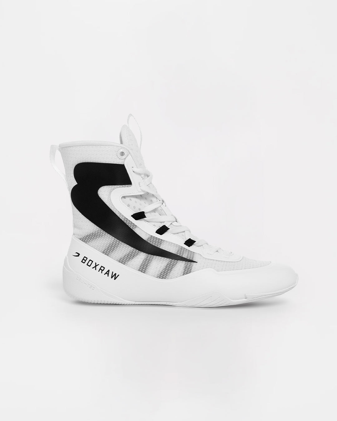 Impello 2.0 Boxing Boots - White/Black | BOXRAW