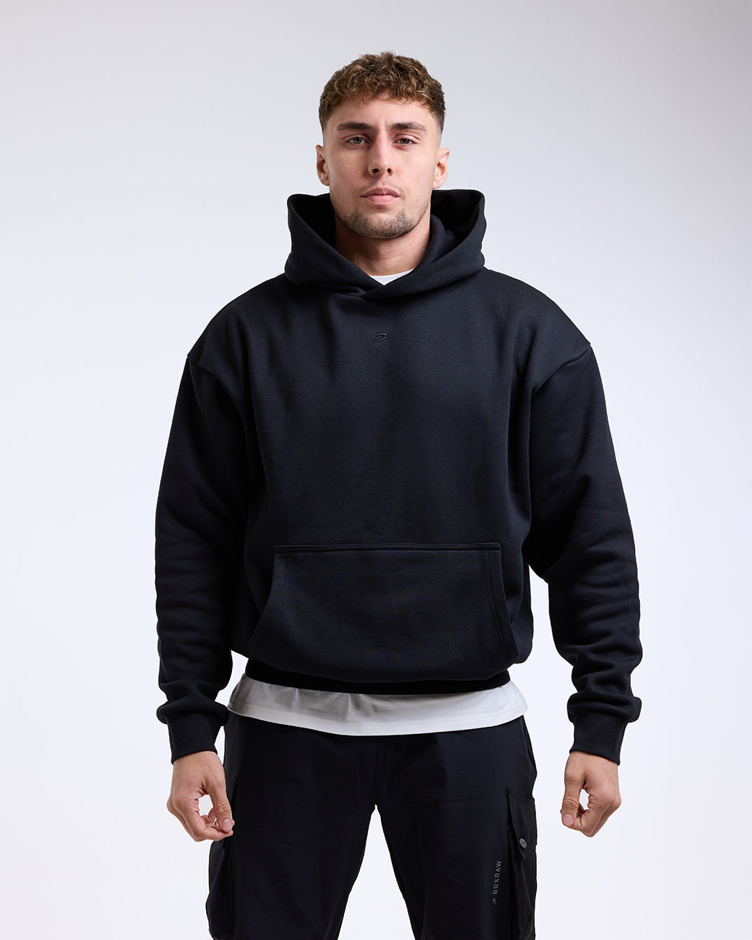 新品　CDL Box Logo Sweatshirt Black トレーナー Strike Oversized Hoodie - Black | BOXRAW
