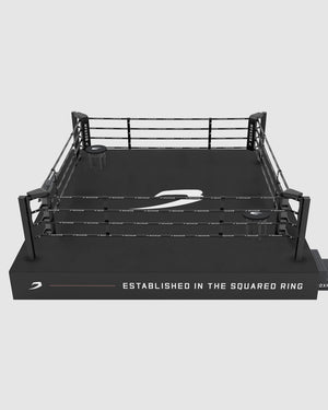 BOXRAW 36" Competition Boxing Ring - Black/Classic