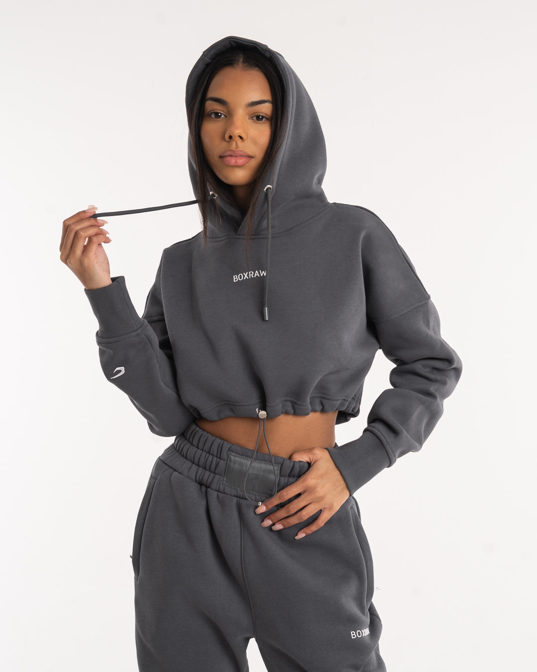 Cropped hoodie dames new arrivals