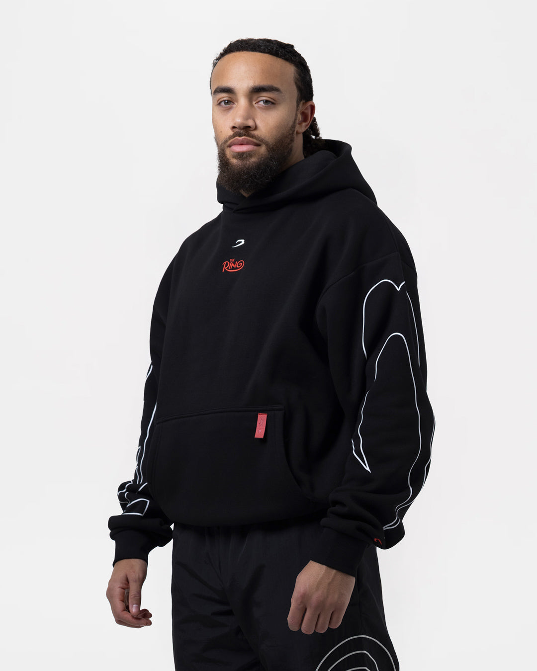 Ring x BOXRAW Oversized Hoodie - Black