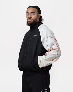 Ring x BOXRAW Track Jacket - Black/Beige | BOXRAW