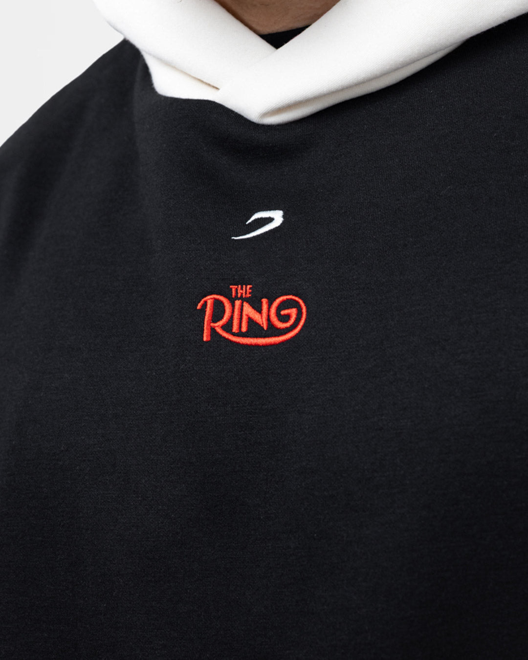 Ring x BOXRAW Oversized Hoodie - Black/Beige