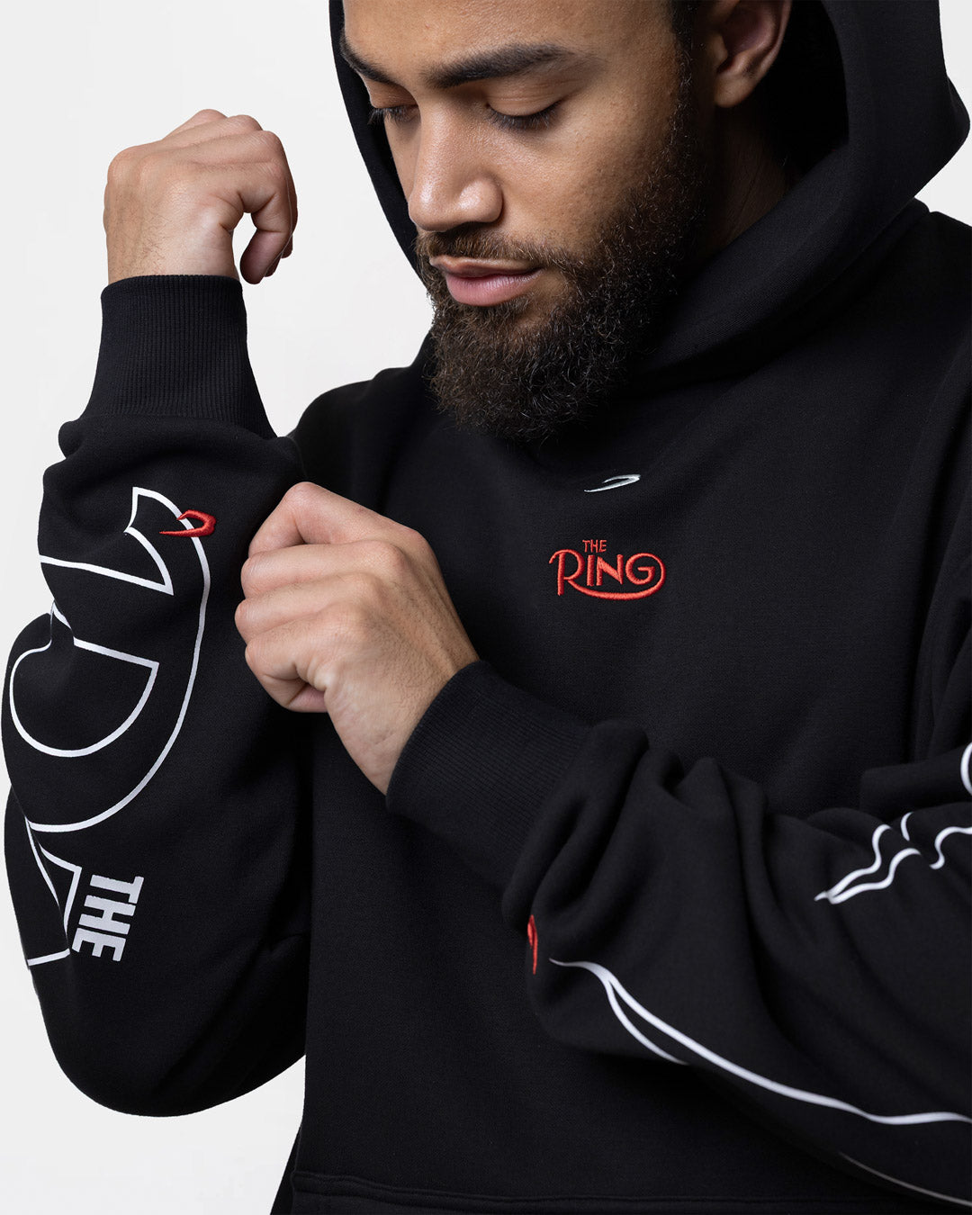 Ring x BOXRAW Oversized Hoodie - Black