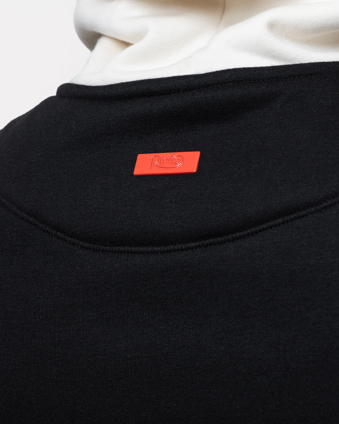Ring x BOXRAW Oversized Hoodie - Black/Beige