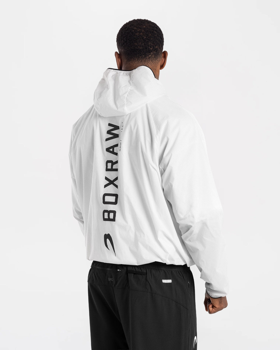 Genaro Zip Up Windbreaker - White