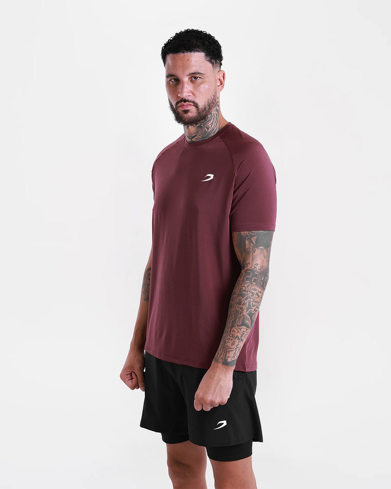 Valdes T-Shirt - Burgundy