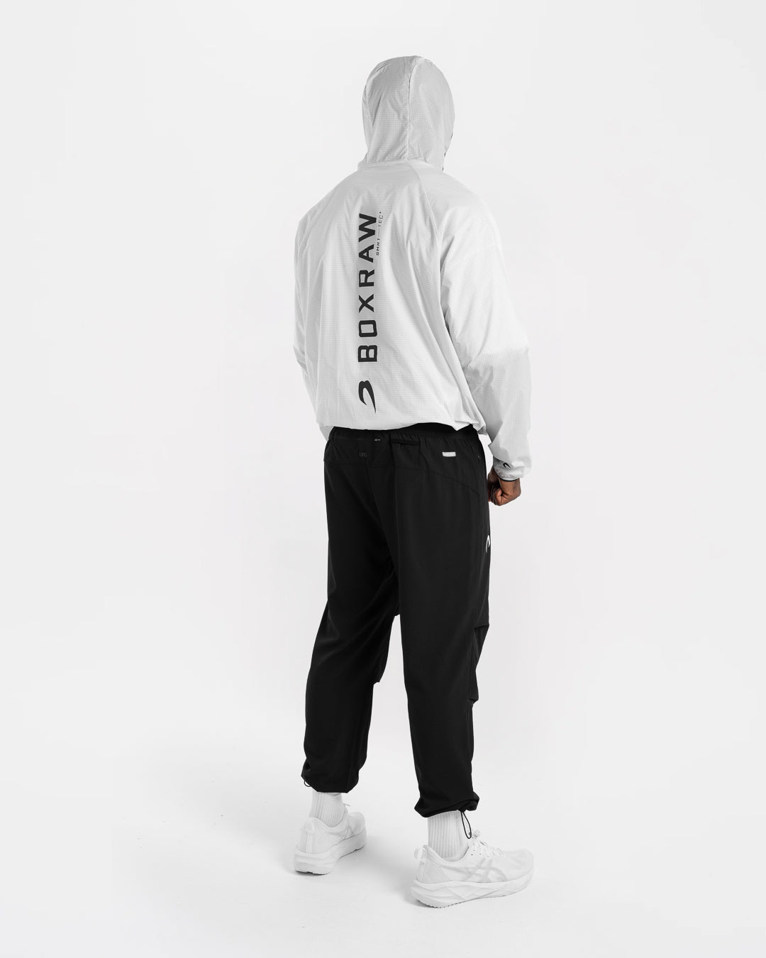 Genaro Zip Up Windbreaker - White | BOXRAW