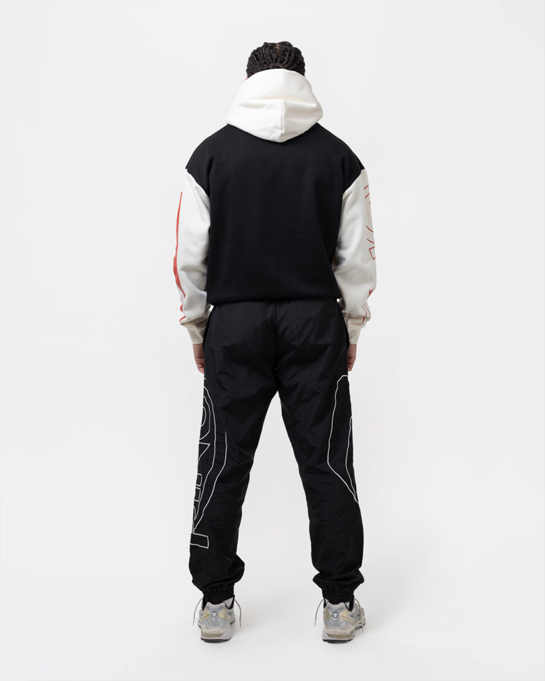 Ring x BOXRAW Oversized Hoodie - Black/Beige