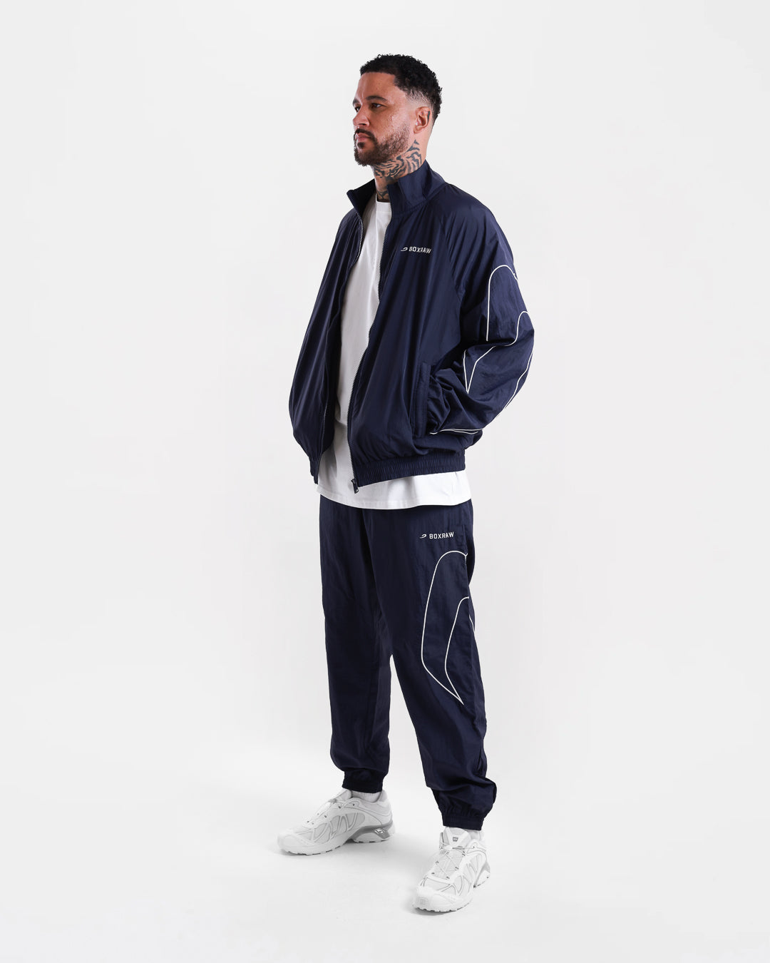 Tunero Track Jacket - Navy | BOXRAW