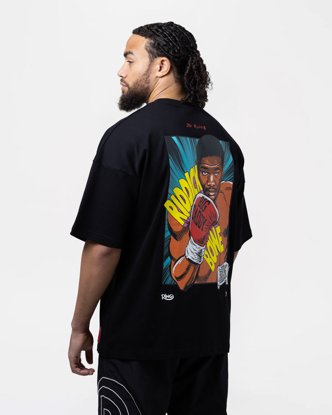 Ring x BOXRAW Larry Holmes Oversized T-Shirt - Midnight Purple