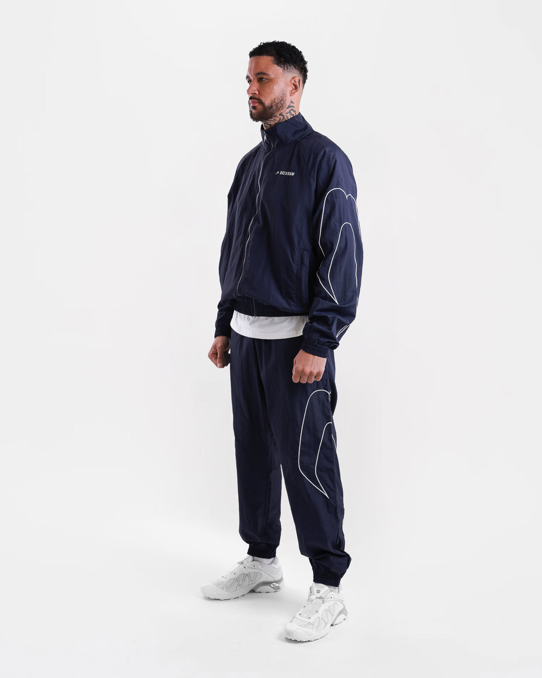 Tunero Track Jacket - Navy | BOXRAW