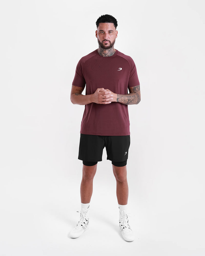 Valdes T-Shirt - Burgundy
