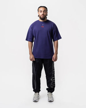 Ring x BOXRAW Larry Holmes Oversized T-Shirt - Midnight Purple