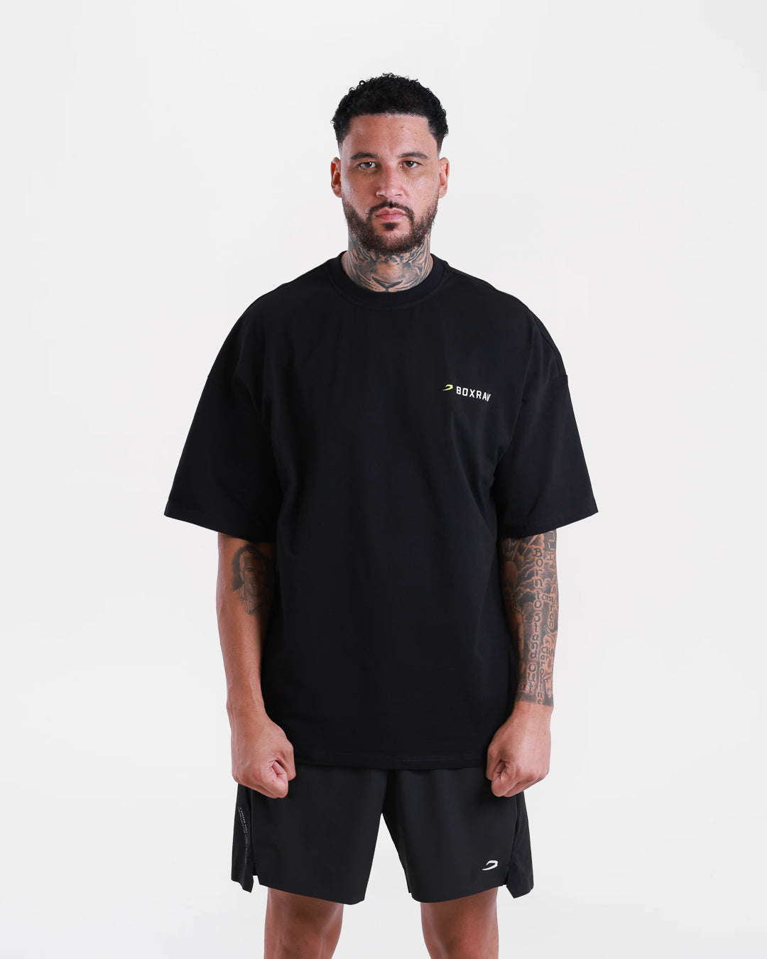 We Don't Play Boxing Oversized T-Shirt - Black/Yellow