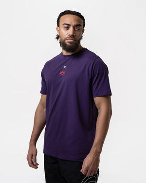 Ring x BOXRAW Larry Holmes T-Shirt - Royal Purple