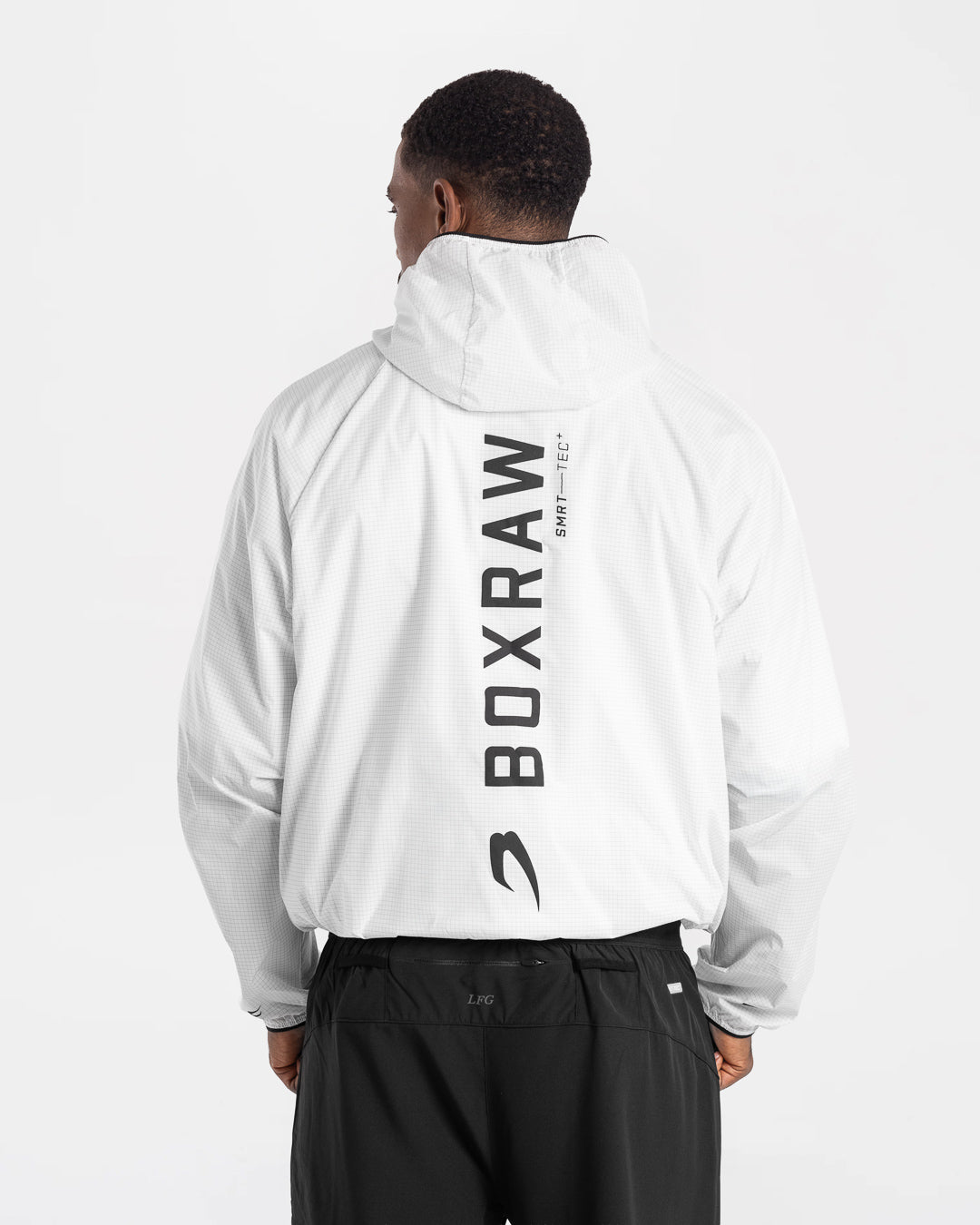 Genaro Zip Up Windbreaker - White | BOXRAW