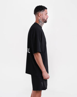 We Don't Play Boxing Oversized T-Shirt - Black/Yellow