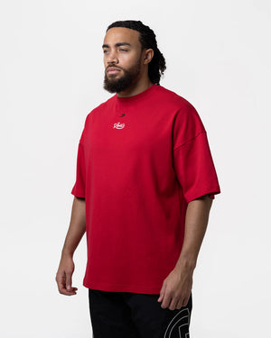 Ring x BOXRAW Roberto Duran Oversized T-Shirt - Crimson Red