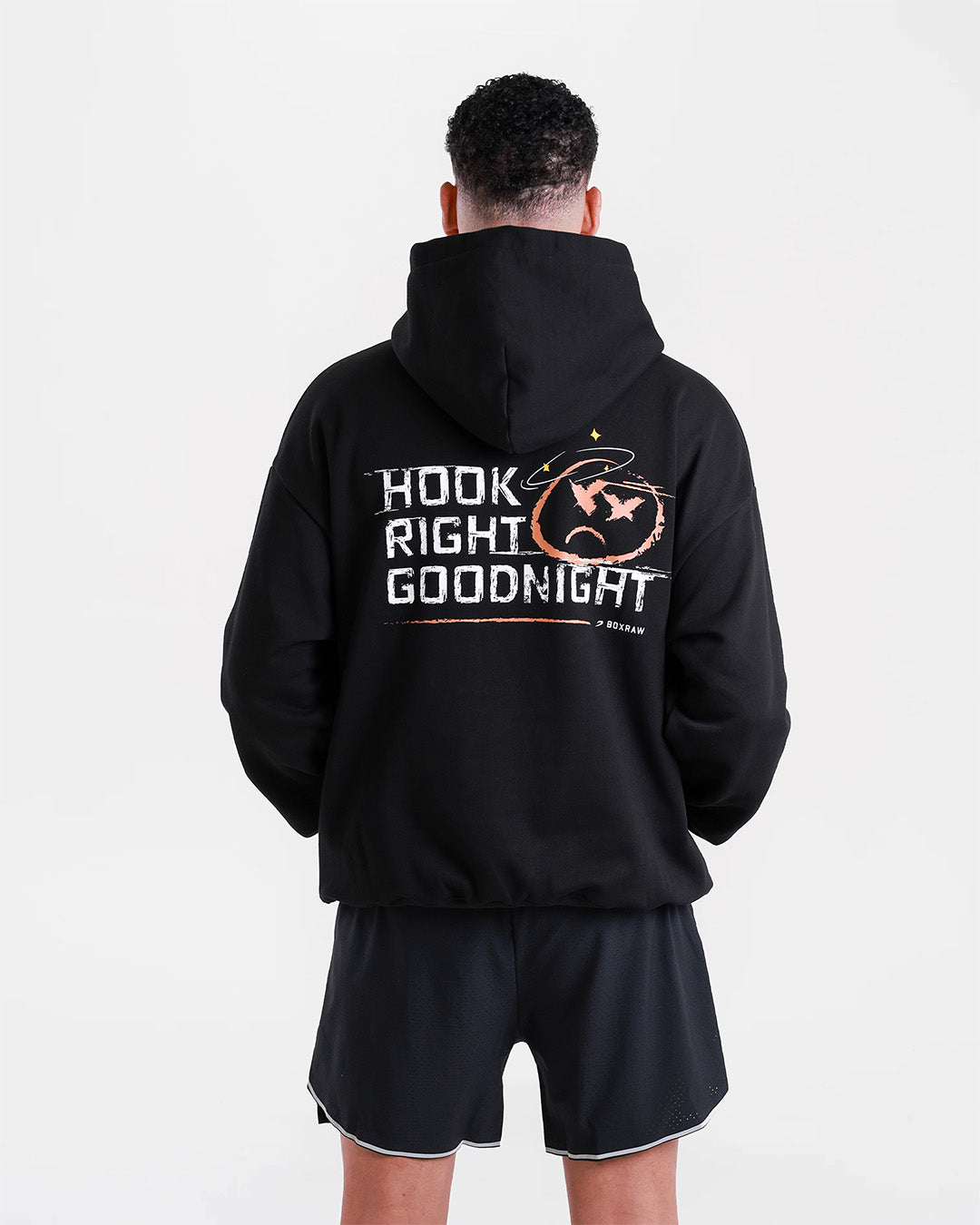 Hook Right Goodnight Oversized Hoodie - Black