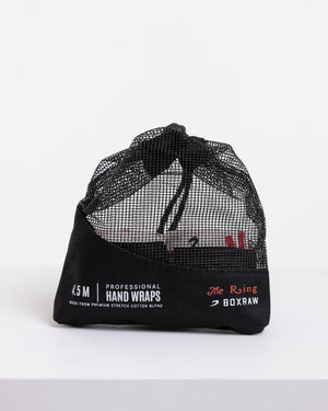 Ring x BOXRAW 4.5m Hand Wraps - Beige/Red