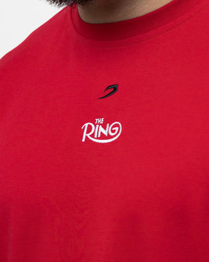 Ring x BOXRAW Roberto Duran Oversized T-Shirt - Crimson Red