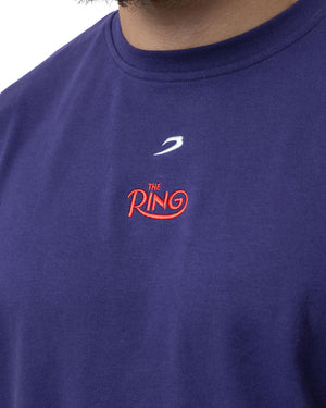 Ring x BOXRAW Larry Holmes Oversized T-Shirt - Midnight Purple