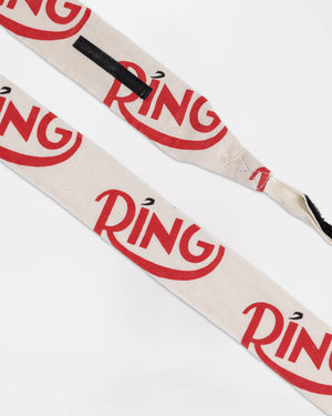 Ring x BOXRAW 4.5m Hand Wraps - Beige/Red