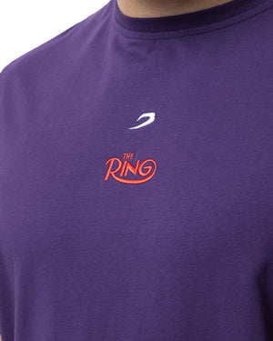 Ring x BOXRAW Larry Holmes T-Shirt - Royal Purple