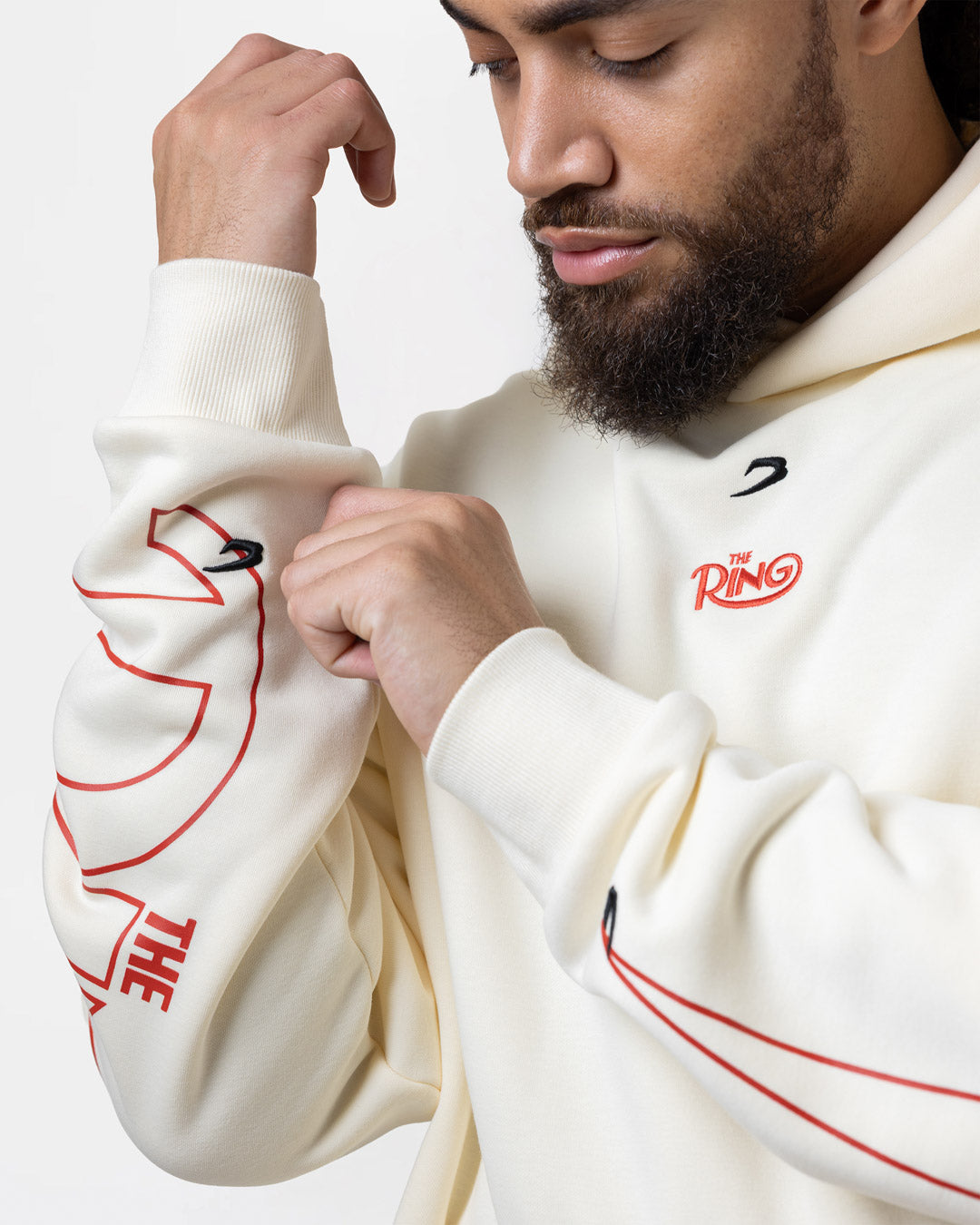 Ring x BOXRAW Oversized Hoodie - Beige