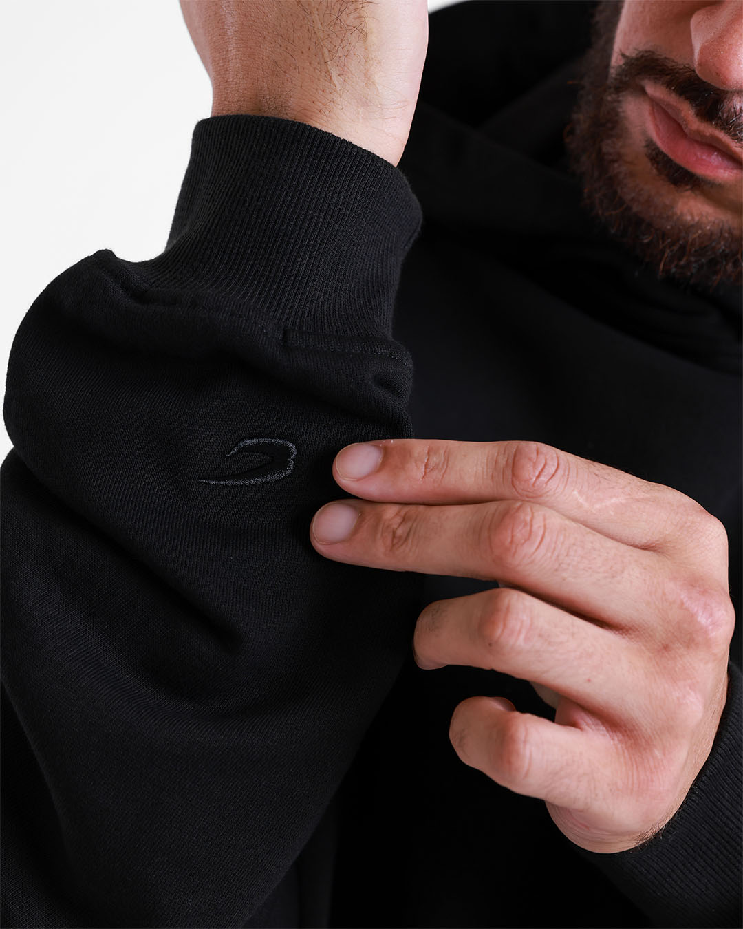 Hook Right Goodnight Oversized Hoodie - Black