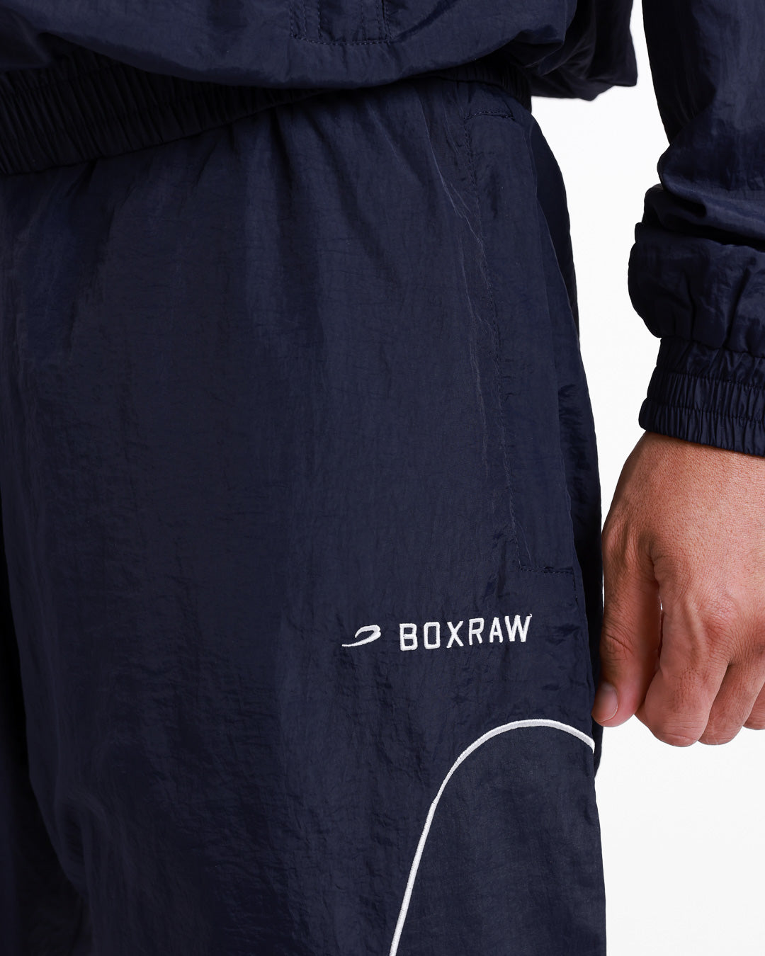 Tunero Track Bottoms - Navy | BOXRAW