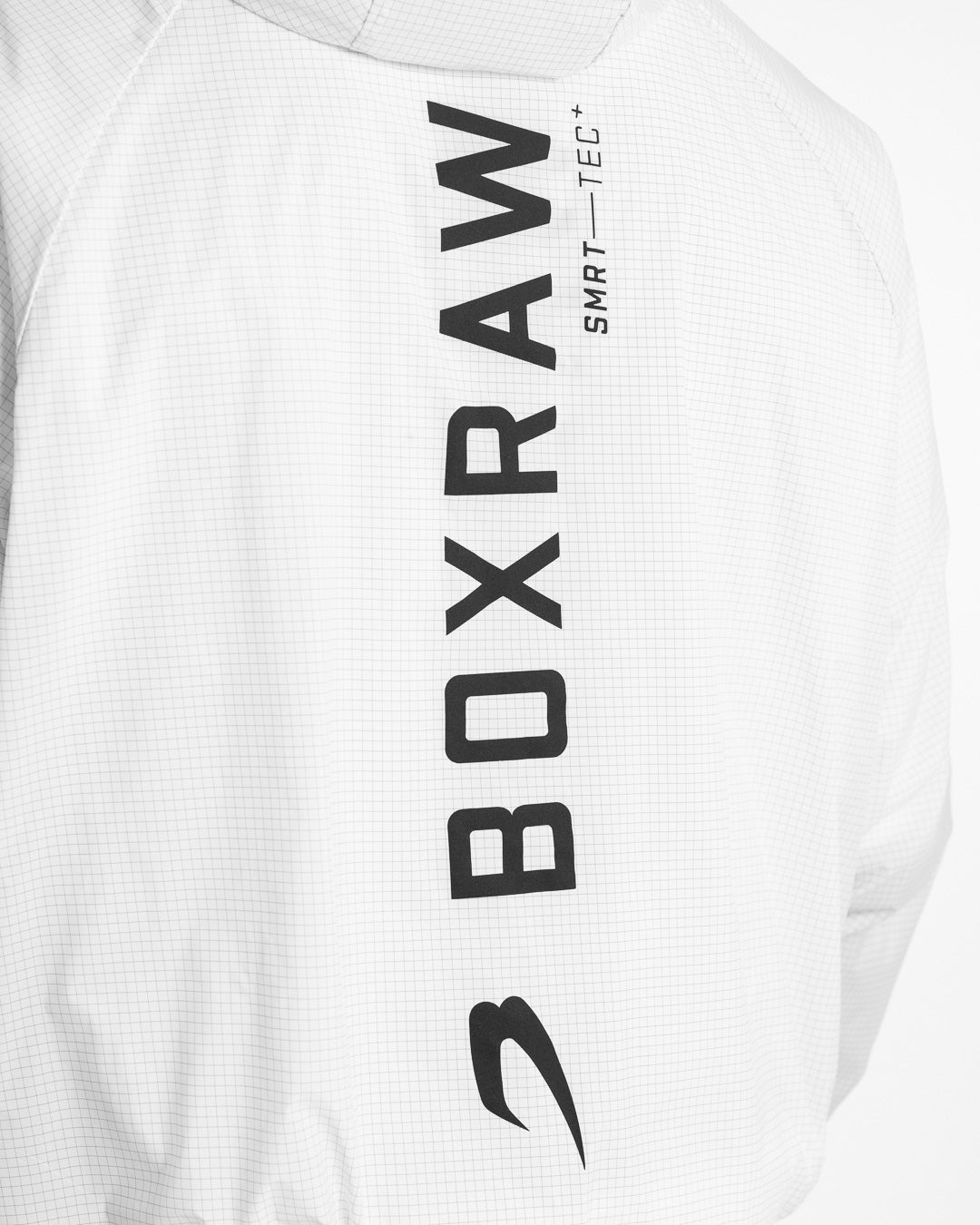 Genaro Oversized Windbreaker Hoodie - White