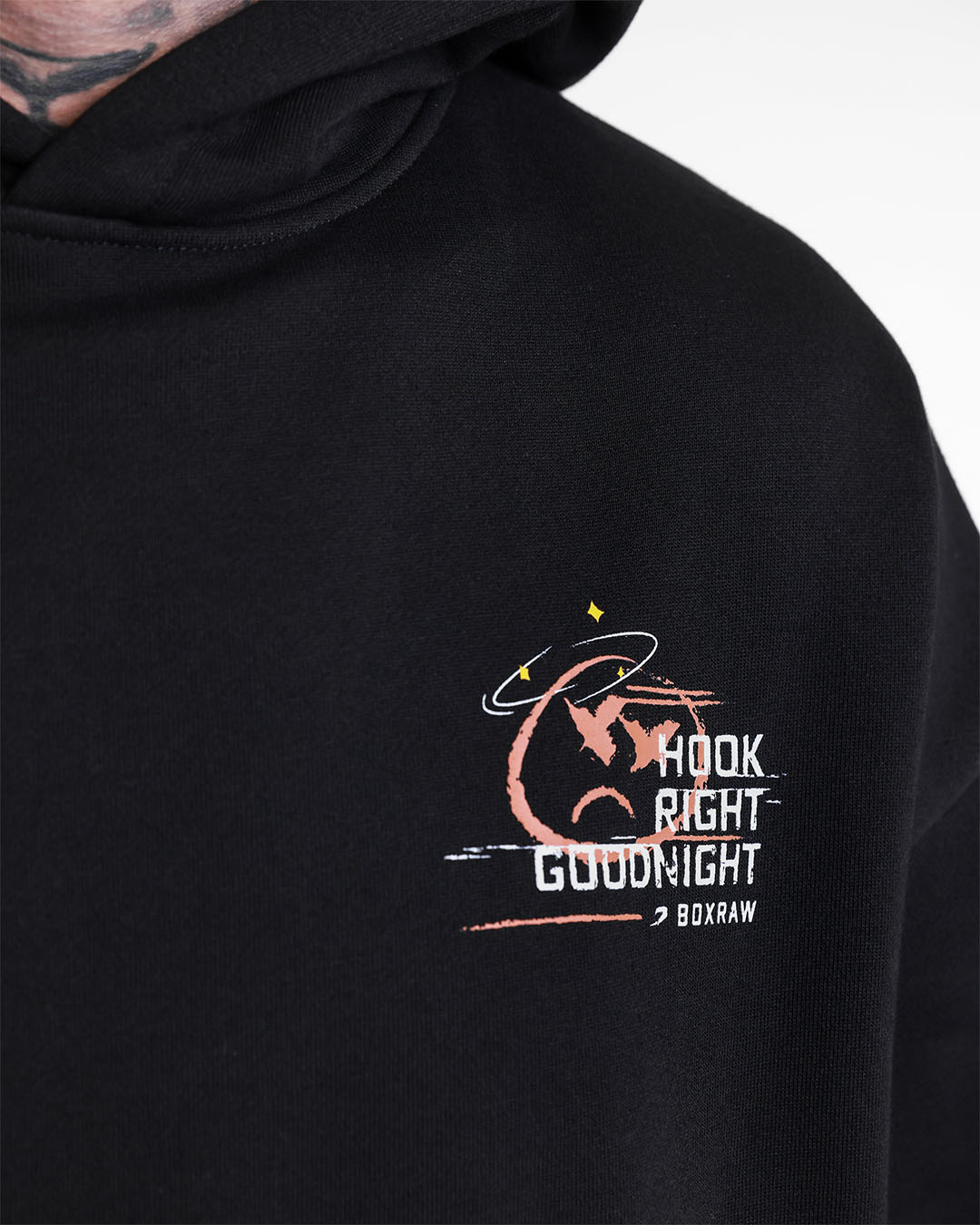 Hook Right Goodnight Oversized Hoodie - Black