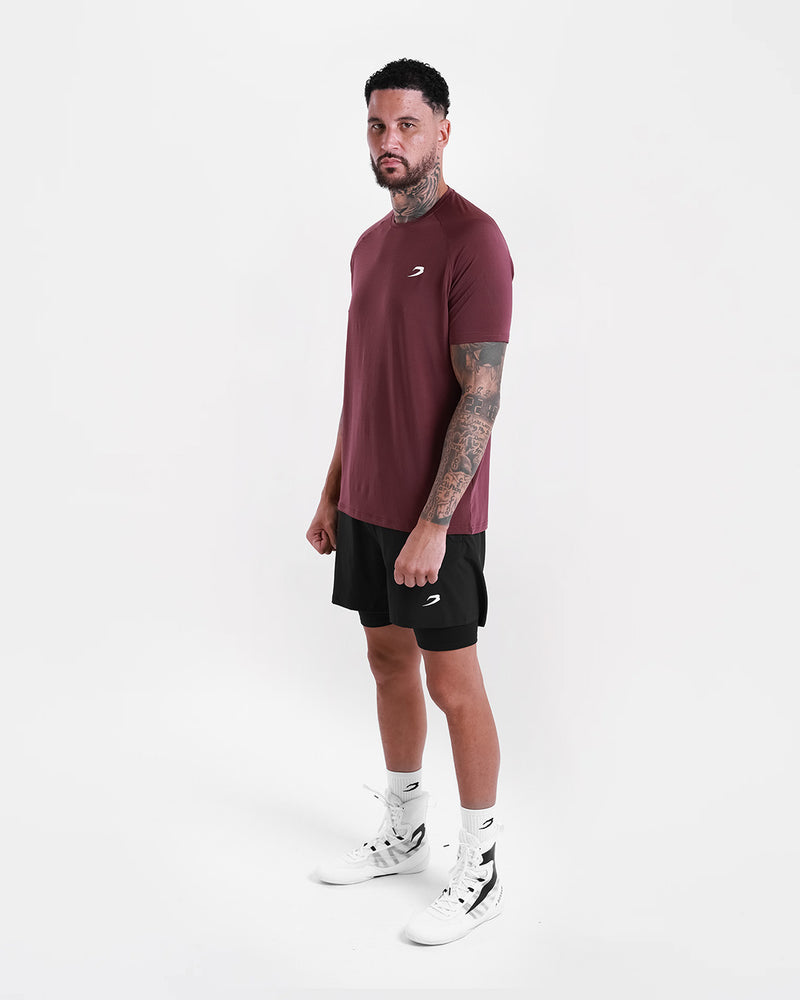 Valdes T-Shirt - Burgundy