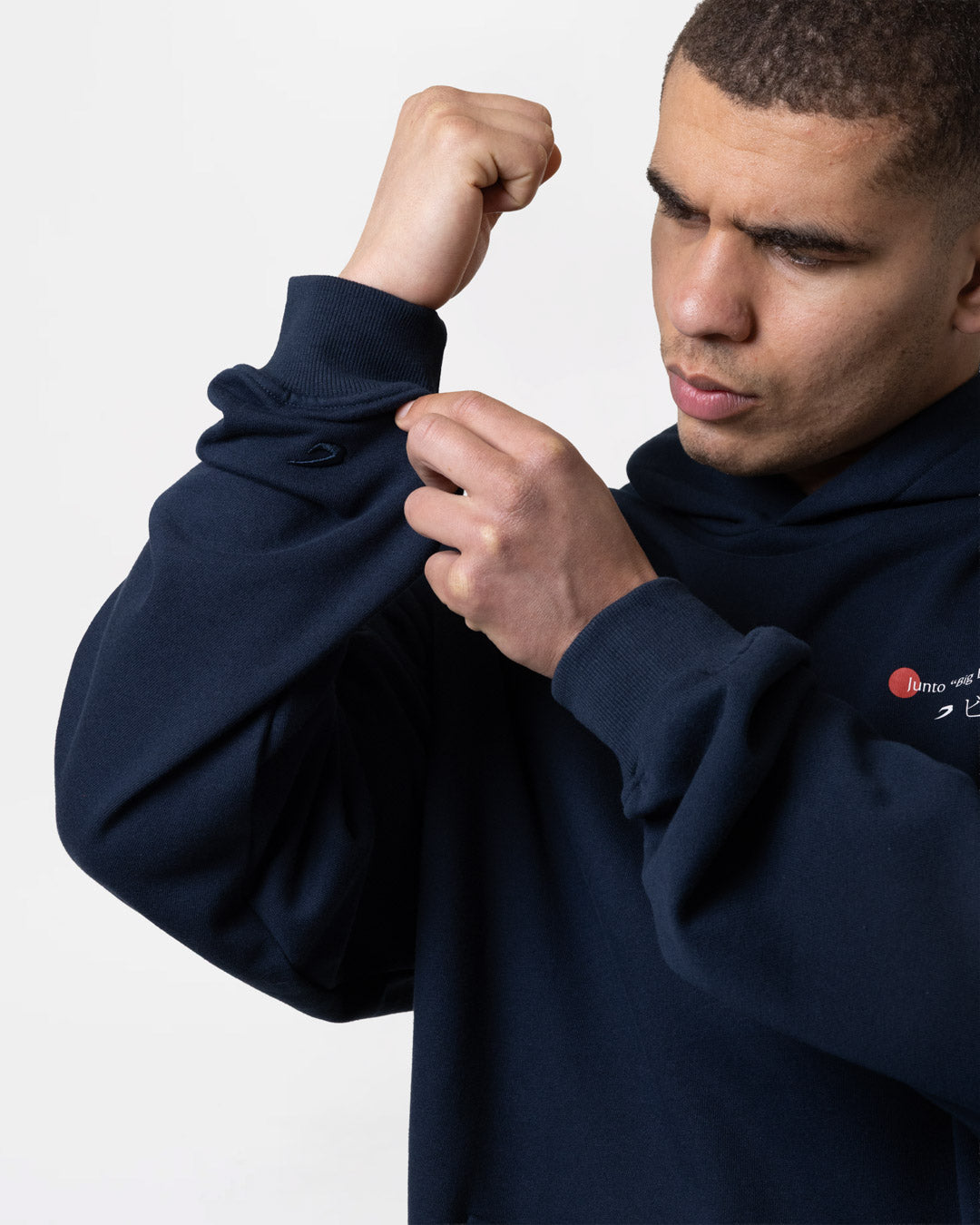 Nakatani x BOXRAW Oversized Hoodie - Navy
