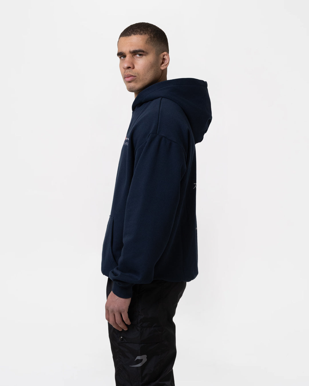 Nakatani x BOXRAW Oversized Hoodie - Navy