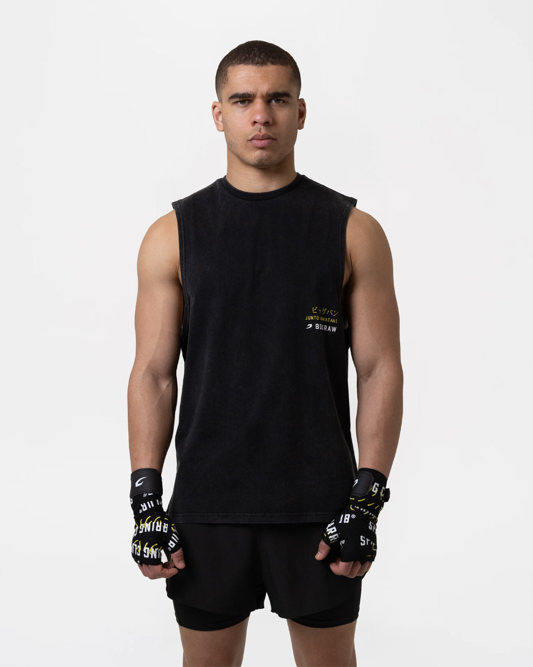 Nakatani x Sparring Club Muscle Tank - Washed Black