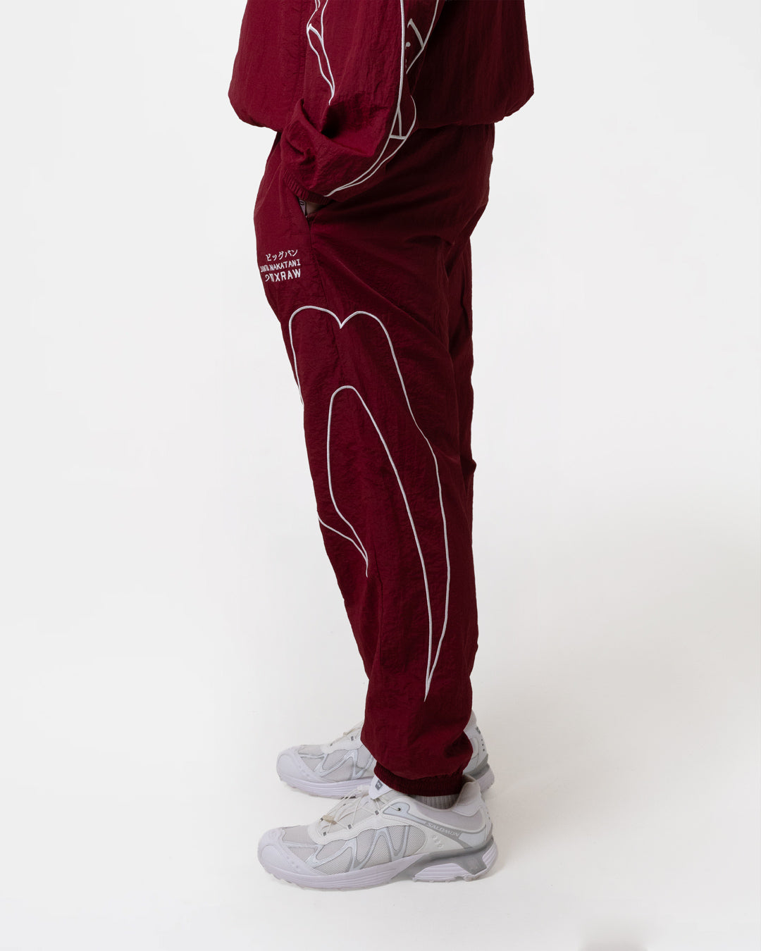 Nakatani x BOXRAW Track Bottoms - Red