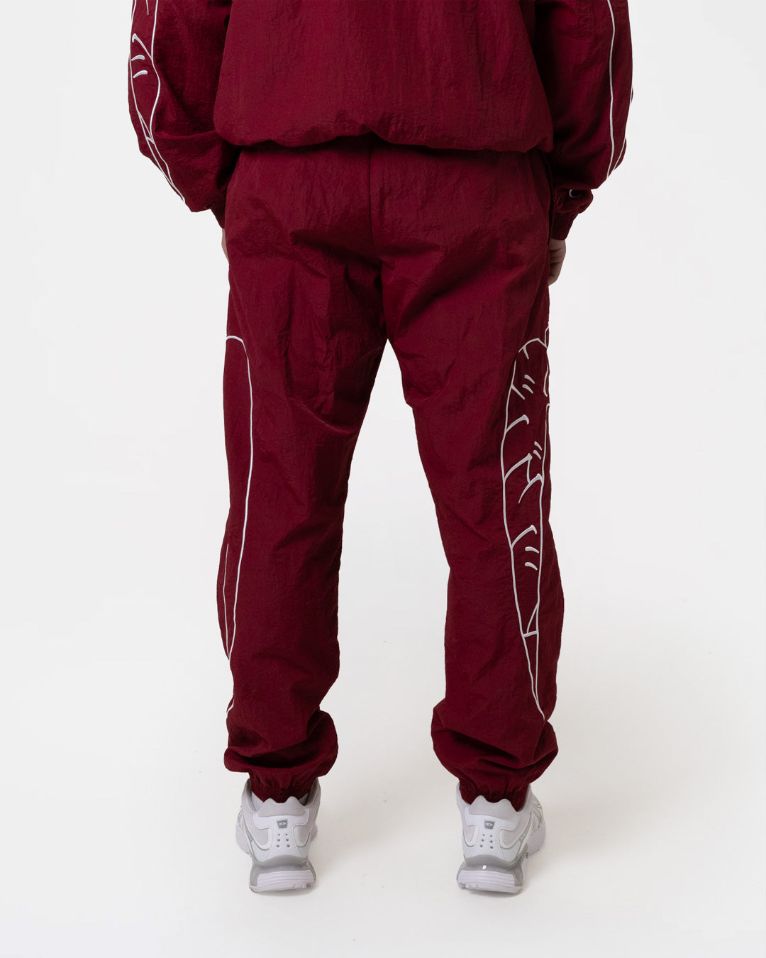 Nakatani x BOXRAW Track Bottoms - Red
