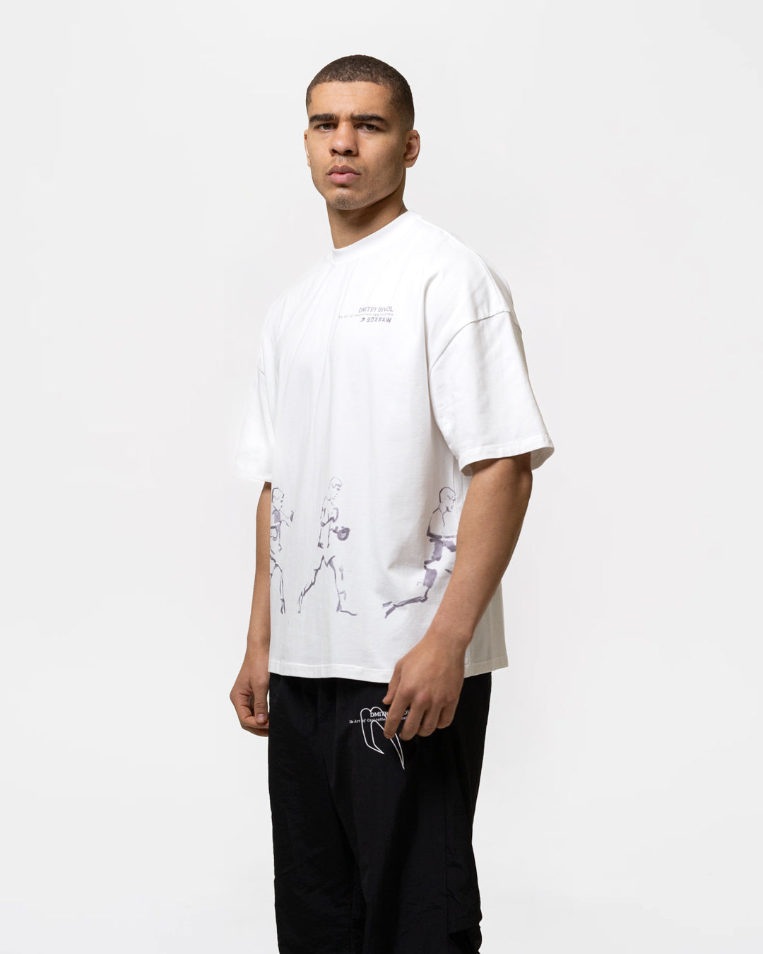 【新品未開封】andwang AND bijou tee white Bivol x BOXRAW Pendulum Oversized T-Shirt - White | BOXRAW