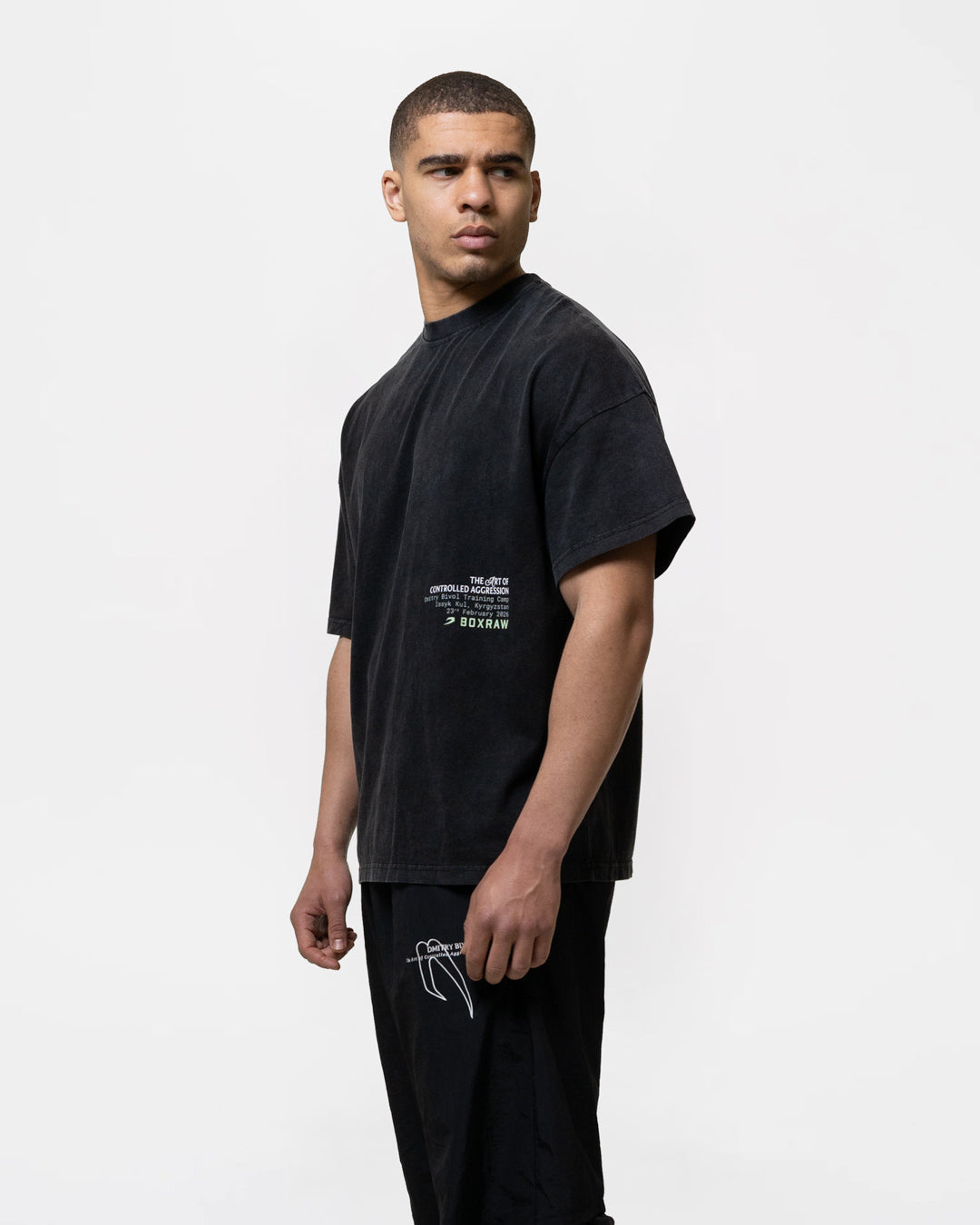 Bivol x Sparring Club Oversized T-Shirt - Washed Black