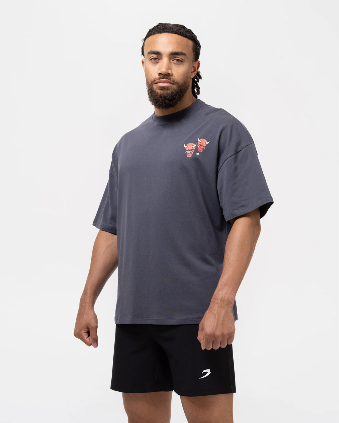 Death Before Dishonor Oversized T-Shirt - Charcoal