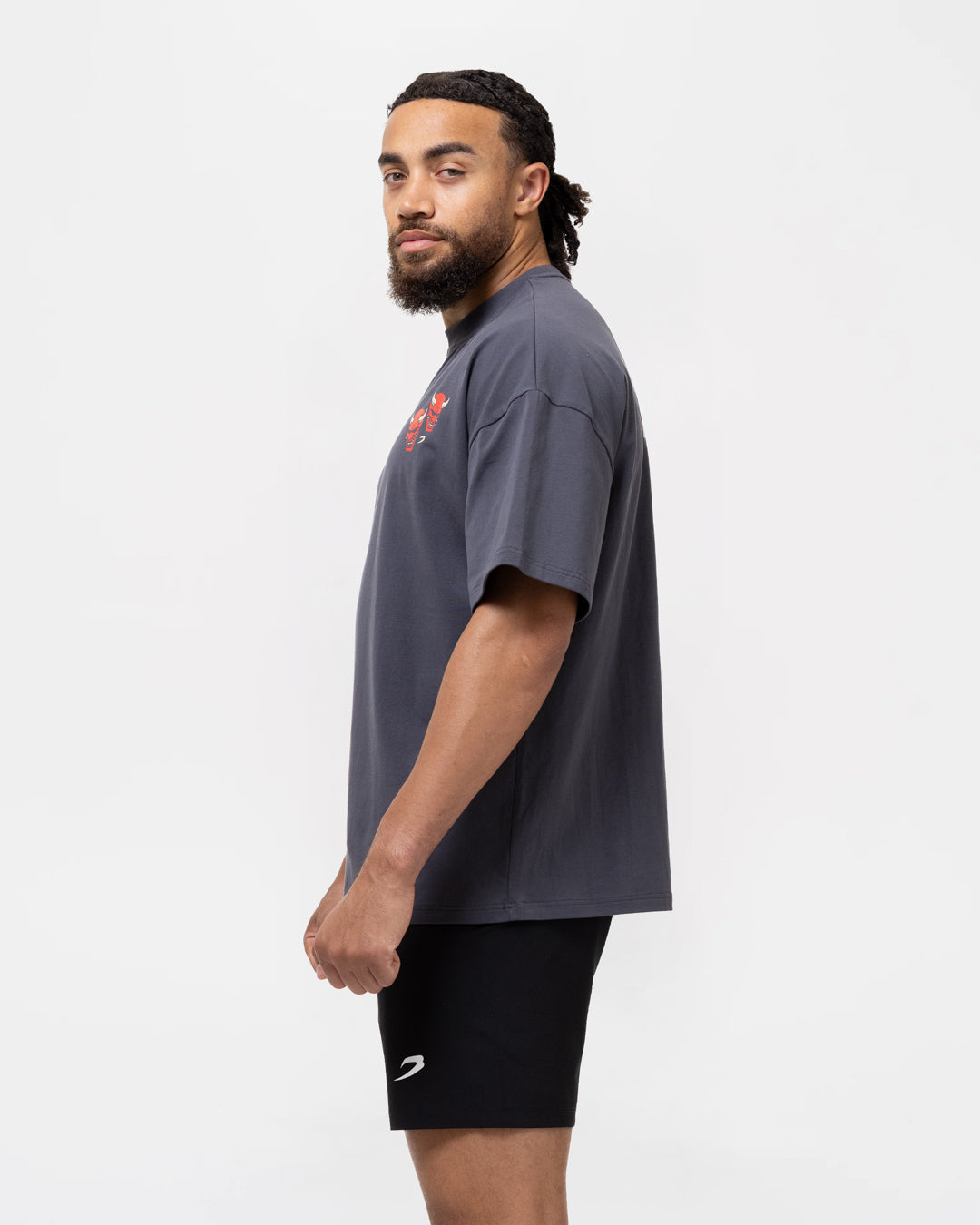Death Before Dishonor Oversized T-Shirt - Charcoal