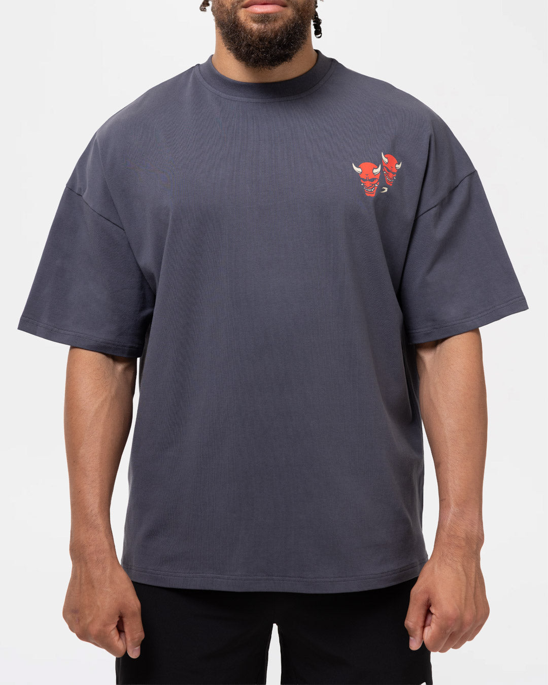 Death Before Dishonor Oversized T-Shirt - Charcoal