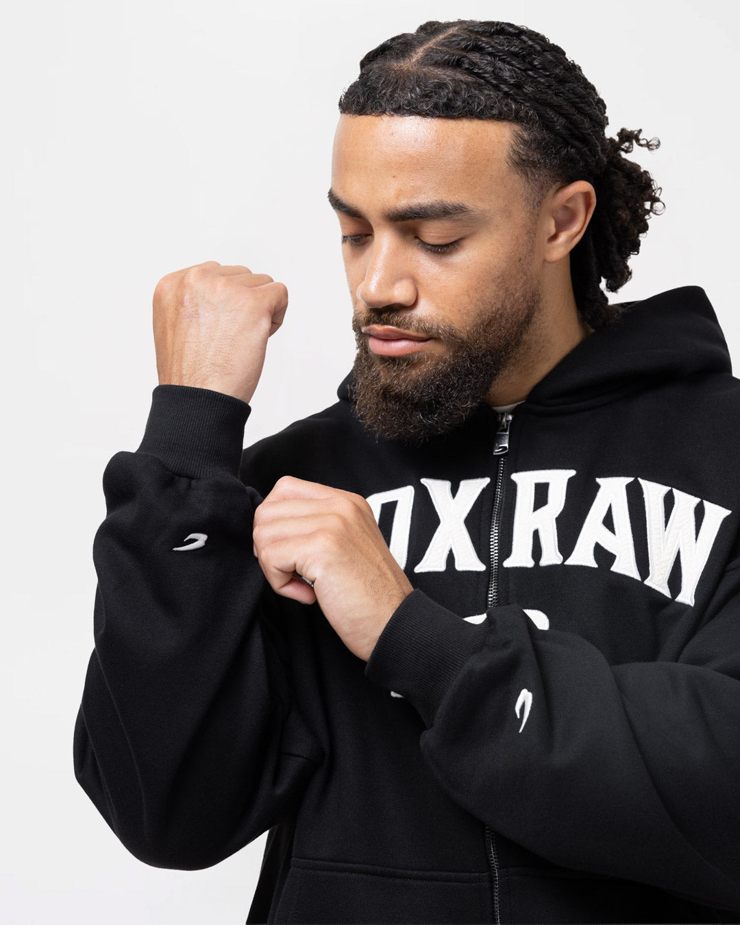 East Street Zip Up Hoodie - Black