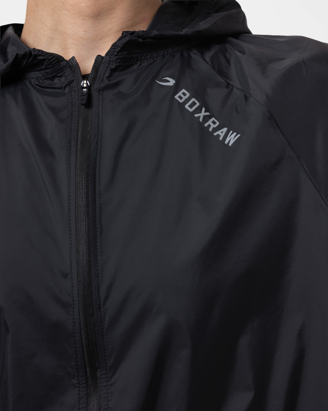 Genaro Zip Up Windbreaker - Black