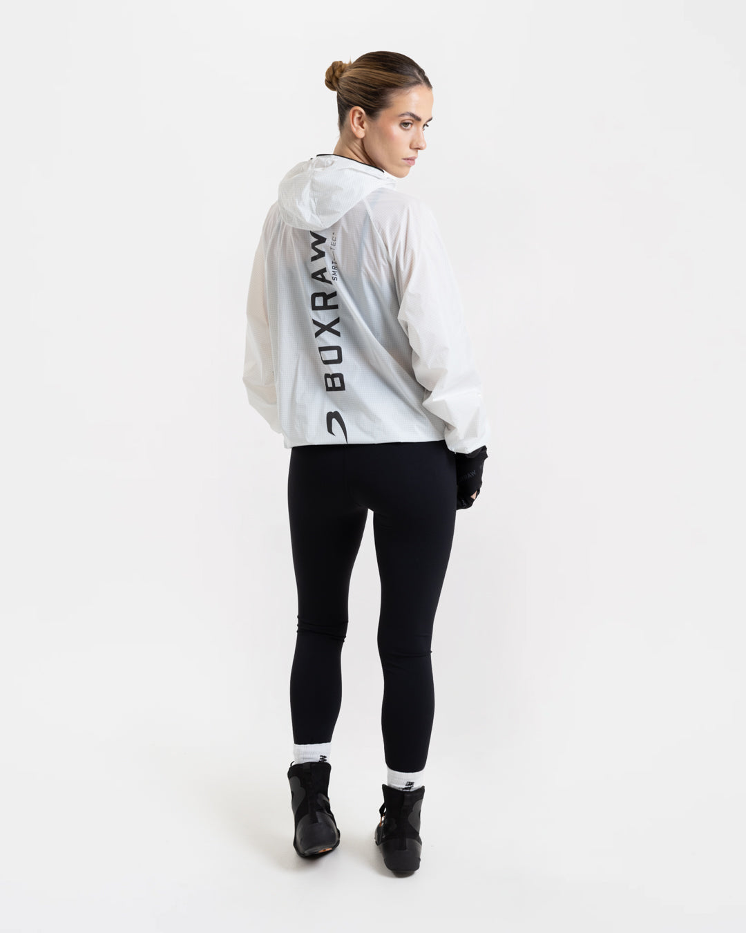 Genaro Zip Up Windbreaker - White