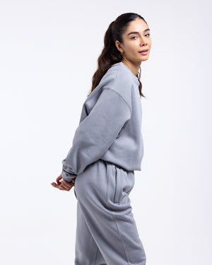 Johnson Oversized Sweatshirt - Grey