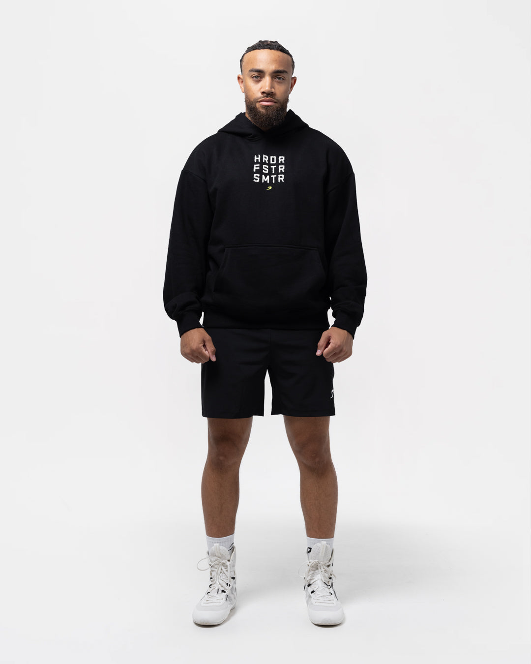 HRDR FSTR SMTR Oversized Hoodie - Black
